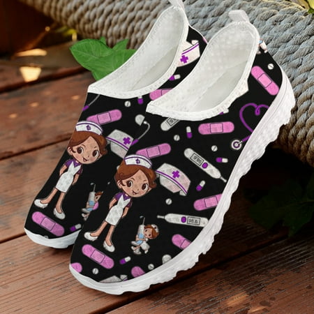 Cartoon Nurse Pattern Designer Mesh Casual Shoes for women 2024 Summer Ladies Loafers Women Slip On Sneakers Light Big Size 2024
Cartoon Nurse Pattern Designer Mesh Casual Shoes for women 2024 Summer Ladies Loafers Women Slip On Sneakers Light Big Size 2024