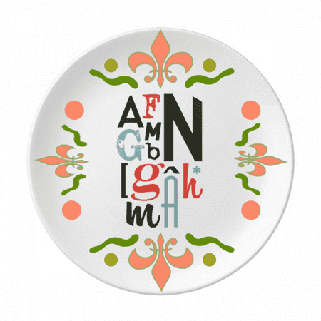 Alphabets Stylish Quote Handwrite Flower Ceramics Plate Tableware Dinner Dish
Alphabets Stylish Quote Handwrite Flower Ceramics Plate Tableware Dinner Dish