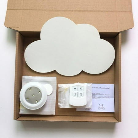 Stibadium Cloud Silhouette Battery Operated LED Bedroom Wall Night Light with Remote Control
Stibadium Cloud Silhouette Battery Operated LED Bedroom Wall Night Light with Remote Control