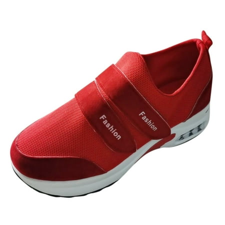 Sneakers for Women Fashion Women S Casual Shoes Breathable Slip-On Wedges Outdoor Leisure Sneakers Womens Sneakers Cloth Red 42
Sneakers for Women Fashion Women S Casual Shoes Breathable Slip-On Wedges Outdoor Leisure Sneakers Womens Sneakers Cloth Red 42