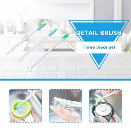 iMESTOU Discount Under 5 Cheap Brushes Home Cleaning Multi-purpose Kitchen Cleaning Brush Crevice Brush Curved Bottle Brush
