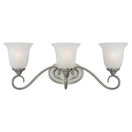 Millennium 1183-SN Three Light Vanity Pwt Nckl B/S Slvr