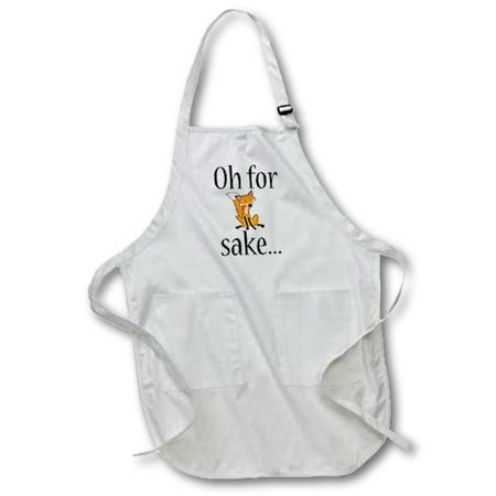 3dRose Oh For Fox Sake - Full Length Apron 22 by 30-inch Black With Pockets
3dRose Oh For Fox Sake - Full Length Apron 22 by 30-inch Black With Pockets