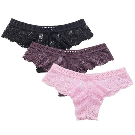 3pcs Women Briefs Low-Rise Panties Lace Hollow out Thong Seamless Underpants Female Thongs
3pcs Women Briefs Low-Rise Panties Lace Hollow out Thong Seamless Underpants Female Thongs