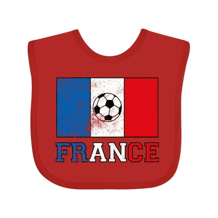 Inktastic French Soccer Gift Baby Boy or Baby Girl Bib