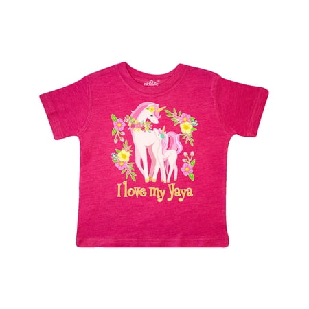 Inktastic I Love My Yaya Unicorn with Pink and Yellow Flowers Gift Toddler Boy or Toddler Girl T-Shirt
Inktastic I Love My Yaya Unicorn with Pink and Yellow Flowers Gift Toddler Boy or Toddler Girl T-Shirt