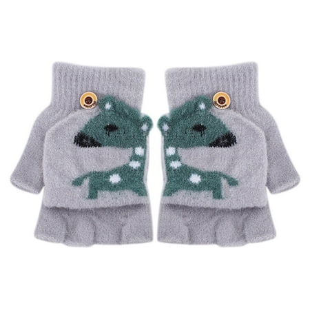 Toddler Winter Gloves Children Kids Winter Warm Knitted Convertible Flip Top Fingerless Mittens Gloves
Toddler Winter Gloves Children Kids Winter Warm Knitted Convertible Flip Top Fingerless Mittens Gloves