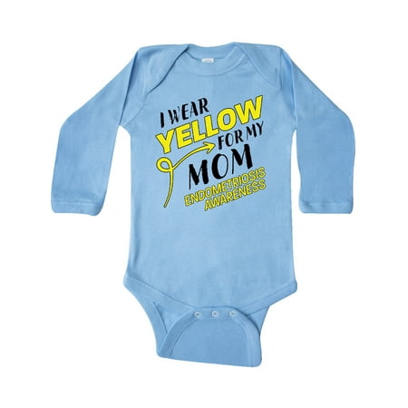 Inktastic I Wear Yellow for my Mom- Endometriosis awareness Gift Baby Boy or Baby Girl Long Sleeve Bodysuit
Inktastic I Wear Yellow for my Mom- Endometriosis awareness Gift Baby Boy or Baby Girl Long Sleeve Bodysuit