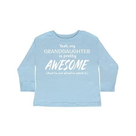 Inktastic Yeah My Granddaughter Is Pretty Awesome And I m Not Afraid To Admit It Gift Toddler Boy or Toddler Girl Long Sleeve T-Shirt
Inktastic Yeah My Granddaughter Is Pretty Awesome And I m Not Afraid To Admit It Gift Toddler Boy or Toddler Girl Long Sleeve T-Shirt
