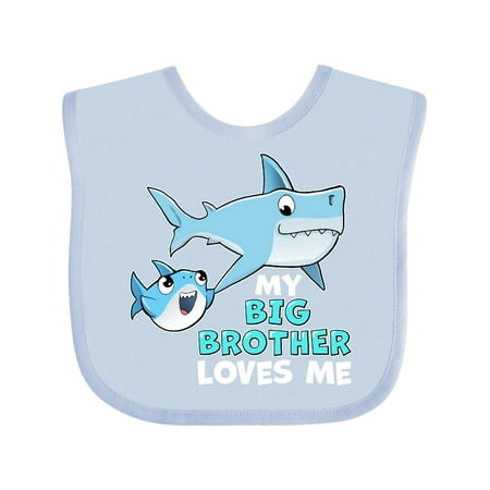 Inktastic My Big Brother Loves Me with Cute Sharks Gift Baby Boy or Baby Girl Bib
Inktastic My Big Brother Loves Me with Cute Sharks Gift Baby Boy or Baby Girl Bib