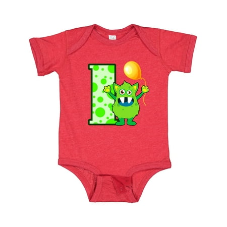 Inktastic 1st Birthday Monster Gift Baby Boy or Baby Girl Bodysuit