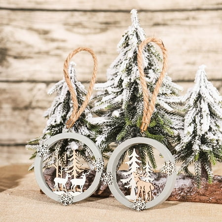 Womail Christmas Tree Three-dimensional Elk Doll Pendant Christmas Wooden Pendant(2PC) Fall Decorations for Home
Womail Christmas Tree Three-dimensional Elk Doll Pendant Christmas Wooden Pendant(2PC) Fall Decorations for Home