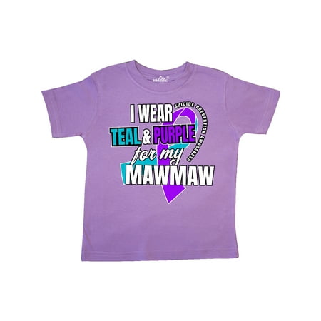 Inktastic Suicide Prevention I Wear Teal and Purple for My Mawmaw Gift Toddler Boy or Toddler Girl T-Shirt
Inktastic Suicide Prevention I Wear Teal and Purple for My Mawmaw Gift Toddler Boy or Toddler Girl T-Shirt