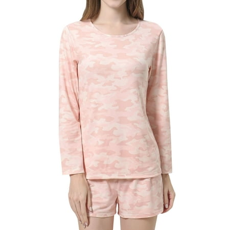 HUBERY Women Leopard Camo Floral Graphic Print Crew Neck Long Sleeve Sleepwear Set
HUBERY Women Leopard Camo Floral Graphic Print Crew Neck Long Sleeve Sleepwear Set