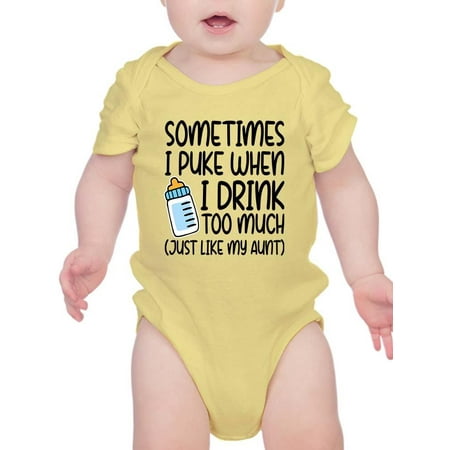 Sometimes I Puke When I Drink Bodysuit Infant -Smartprints Designs 18 Months
Sometimes I Puke When I Drink Bodysuit Infant -Smartprints Designs 18 Months