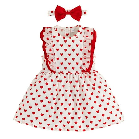 koaiezne Toddler Girls Sleeveless Valentine s Day Hearts Printed Ruffles Princess Dress Headbands Set Girls Dresses Age 8 10 Girls Dress Age 6
koaiezne Toddler Girls Sleeveless Valentine s Day Hearts Printed Ruffles Princess Dress Headbands Set Girls Dresses Age 8 10 Girls Dress Age 6