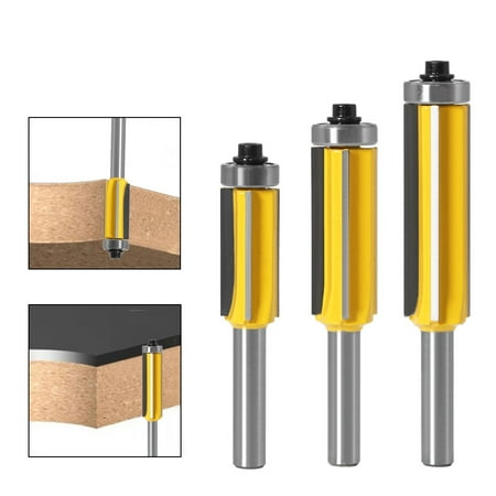 Joernso 1/3Pcs 8mm Shank 4-Blade Trimmer Router Bit Woodworking Milling Cutter Tool
Joernso 1/3Pcs 8mm Shank 4-Blade Trimmer Router Bit Woodworking Milling Cutter Tool