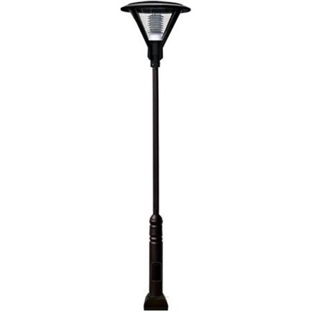 Dabmar Lighting GM9514-B Architectural Post Fixture 35W High Pressure Sodium, 120V - Black