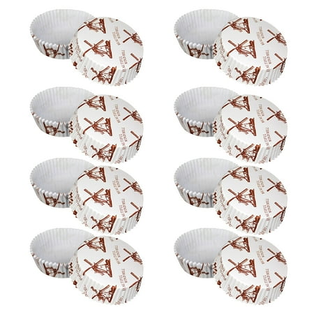NUOLUX 300Pcs Paper Cake Cups Oil-proof Cupcake Holders Useful Baking Supplies