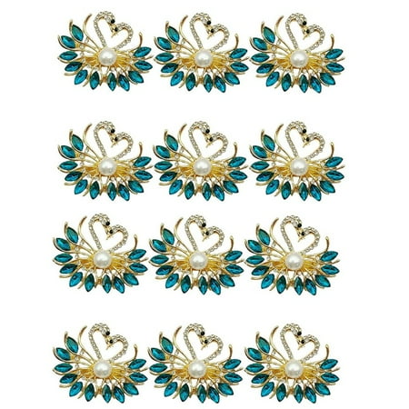 s Day Gift Blue Napkin Ring 12 Piece Set Exquisite Swan Napkin Ring with Blue Rhinestones Tabletop Decoration
s Day Gift Blue Napkin Ring 12 Piece Set Exquisite Swan Napkin Ring with Blue Rhinestones Tabletop Decoration