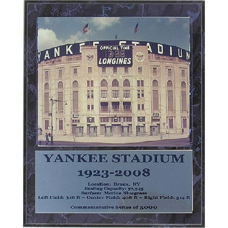 MLB Yankee Stadium Stat Plaque, 12x15 (Best Minor League Stadiums)