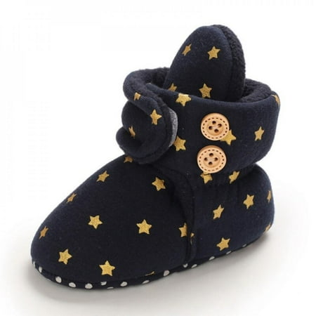 Infant Baby Boy Girl Toddler Shoes Star Print Prewalkers Booties Winter Soft Anti-slip Warm Crib Shoes
Infant Baby Boy Girl Toddler Shoes Star Print Prewalkers Booties Winter Soft Anti-slip Warm Crib Shoes