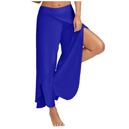 Yoga Pants Split Color Solid Exercise High Leisure Women s plus Size Wide Leg Yoga Pants with Pockets for Women Women s Maternity Leggings over The Belly Pregnancy Active Workout Yoga Tights Pants
Yoga Pants Split Color Solid Exercise High Leisure Women s plus Size Wide Leg Yoga Pants with Pockets for Women Women s Maternity Leggings over The Belly Pregnancy Active Workout Yoga Tights Pants