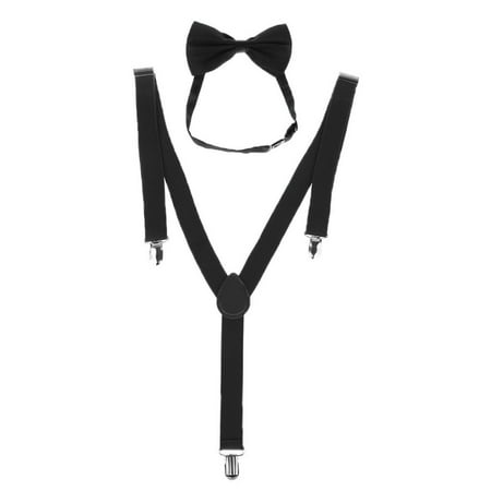 ZPAQI Unisex Adjustable Y-Back Suspenders Bow Tie Set Clip-On Braces Elastic Wedding
ZPAQI Unisex Adjustable Y-Back Suspenders Bow Tie Set Clip-On Braces Elastic Wedding
