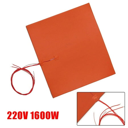 Mduoduo 450*450mm 220V 1600W Silicone Heater Mat Pad for Printer Heated Bed Heating
Mduoduo 450*450mm 220V 1600W Silicone Heater Mat Pad for Printer Heated Bed Heating
