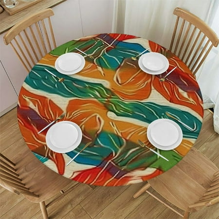 BCIIG Colorful Design Round Table Cover Stain Resistant Washable Indoor Outdoor Tablecloth Kitchen Dining Wedding Parties 100% Polyester Fiber 38-42
BCIIG Colorful Design Round Table Cover Stain Resistant Washable Indoor Outdoor Tablecloth Kitchen Dining Wedding Parties 100% Polyester Fiber 38-42