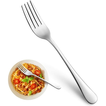 12 Piece Dinner Forks Set Food-Grade Stainless Steel Silverware Forks Cutlery Forks Metal Forks for Home Kitchen or Restaurant Mirror Polished Dishwasher Safe - 8 Inch
12 Piece Dinner Forks Set Food-Grade Stainless Steel Silverware Forks Cutlery Forks Metal Forks for Home Kitchen or Restaurant Mirror Polished Dishwasher Safe - 8 Inch