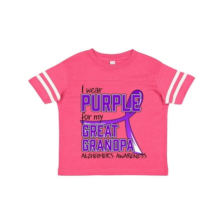 Inktastic I Wear Purple for My Great Grandpa- Alzheimers Awareness Gift Toddler Boy or Toddler Girl T-Shirt
Inktastic I Wear Purple for My Great Grandpa- Alzheimers Awareness Gift Toddler Boy or Toddler Girl T-Shirt