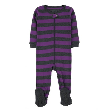 Leveret Kids Baby Boys Girls Footed Cotton Pajama Purple & Charcoal Stripes 6-12 Month
Leveret Kids Baby Boys Girls Footed Cotton Pajama Purple & Charcoal Stripes 6-12 Month