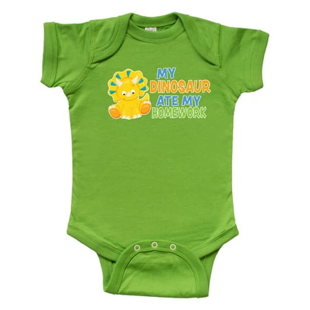 Inktastic My Dinosaur ate my Homework with Cute Dinosaur Gift Baby Boy or Baby Girl Bodysuit
Inktastic My Dinosaur ate my Homework with Cute Dinosaur Gift Baby Boy or Baby Girl Bodysuit