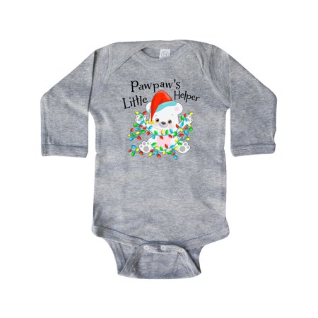 Inktastic Pawpaw s Little Helper Cute Polar Bear with Christmas Lights Gift Baby Boy or Baby Girl Long Sleeve Bodysuit
Inktastic Pawpaw s Little Helper Cute Polar Bear with Christmas Lights Gift Baby Boy or Baby Girl Long Sleeve Bodysuit
