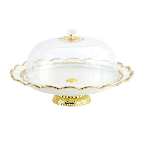 NUOLUX 1 set of Ceramic Cake Plate with Cover Dessert Cake Stand Party Dessert Plate
NUOLUX 1 set of Ceramic Cake Plate with Cover Dessert Cake Stand Party Dessert Plate