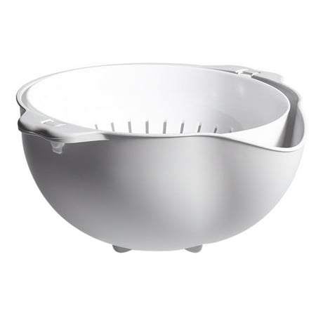 Double Kitchen Basket with Handle and Drain Rack Storage Drainer Strainer for Vegetable Fruits New
Double Kitchen Basket with Handle and Drain Rack Storage Drainer Strainer for Vegetable Fruits New