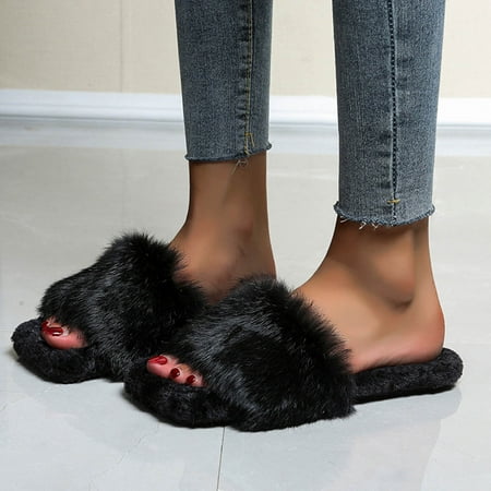 Christmas Women s Fashion Square Toe Pure Color Furry Comfortable Casual Flat Slippers
Christmas Women s Fashion Square Toe Pure Color Furry Comfortable Casual Flat Slippers