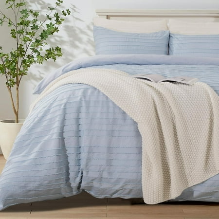 NEXHOME PRO California King Duvet Cover Blue 3 Pieces Boho Tufted Duvet Cover Set Soft and Lightweight Microfiber Comforter Cover Set (Blue Cal King 104 x 98)-No Comforter
NEXHOME PRO California King Duvet Cover Blue 3 Pieces Boho Tufted Duvet Cover Set Soft and Lightweight Microfiber Comforter Cover Set (Blue Cal King 104 x 98)-No Comforter