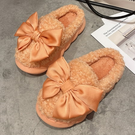 Hhdxre Fluffy Stuffed Slippers Non-slip Indoor House Shoes Comfy Plush Slip For Home Bedroom(Orange 36-37)
Hhdxre Fluffy Stuffed Slippers Non-slip Indoor House Shoes Comfy Plush Slip For Home Bedroom(Orange 36-37)