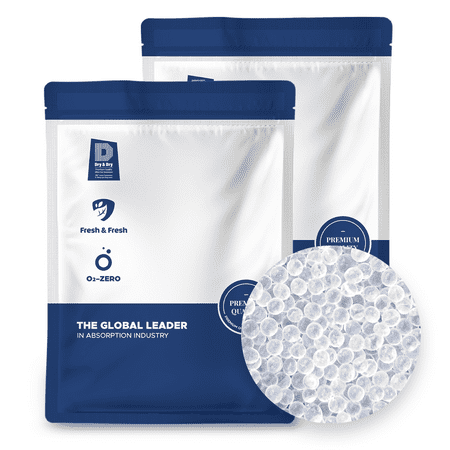 10 LBS Dry & Dry Premium White Silica Gel Beads (Industry Standard 2-4 mm) - 10 LBS Reusable
10 LBS Dry & Dry Premium White Silica Gel Beads (Industry Standard 2-4 mm) - 10 LBS Reusable