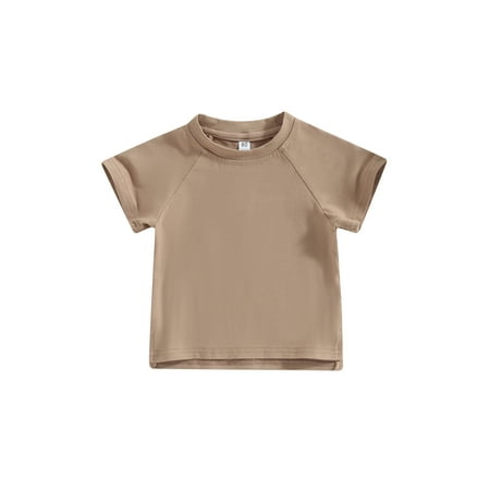 Gwiyeopda Toddler Kids Girls Boys Casual Basic T-shirt Tops Solid Color Cotton Short Sleeve Loose Fit Tee Undershirt
Gwiyeopda Toddler Kids Girls Boys Casual Basic T-shirt Tops Solid Color Cotton Short Sleeve Loose Fit Tee Undershirt