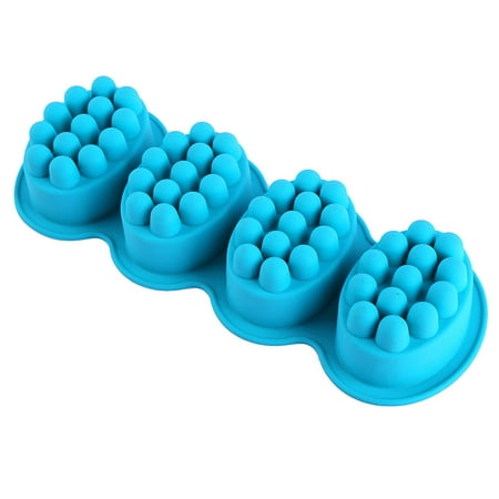 4-Cavity Massage Brush Mold Oval Silicone Soap Mold Bar Mold for DIY Handmade Soap Cake Baking Mold
4-Cavity Massage Brush Mold Oval Silicone Soap Mold Bar Mold for DIY Handmade Soap Cake Baking Mold