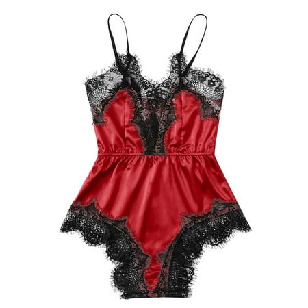 Yedhsi Casual Lingerie for Women Teddy One Piece Lingerie Lace Babydoll Bodysuit Boudoir Outfits
Yedhsi Casual Lingerie for Women Teddy One Piece Lingerie Lace Babydoll Bodysuit Boudoir Outfits