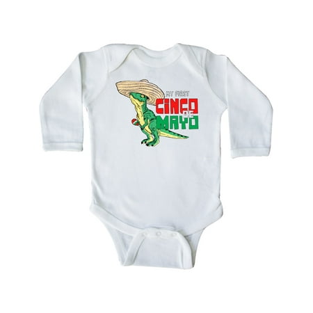 Inktastic My First Cinco de Mayo Baby Trex in Sombero Gift Baby Boy or Baby Girl Long Sleeve Bodysuit
Inktastic My First Cinco de Mayo Baby Trex in Sombero Gift Baby Boy or Baby Girl Long Sleeve Bodysuit