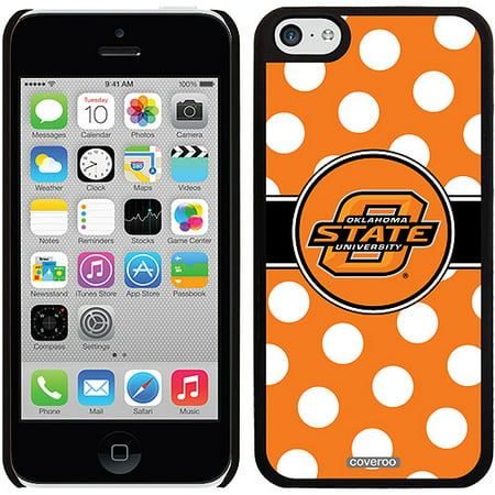 Oklahoma State Polka Dots Design on iPhone 5c Thinshield Snap-On Case by Coveroo