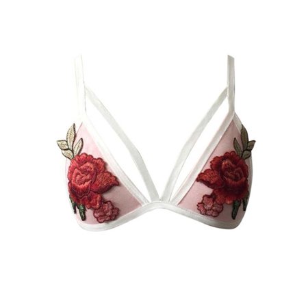 YXGla Fashion Women Deep-V Flower Embroider Sexy Unpadded Bra Strappy Erotic Underwear
YXGla Fashion Women Deep-V Flower Embroider Sexy Unpadded Bra Strappy Erotic Underwear