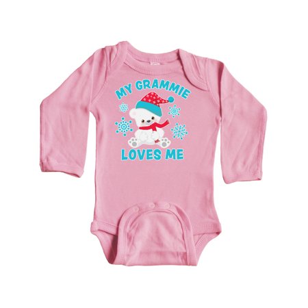 Inktastic Polar Bear My Grammie Loves Me in Santa Hat with Snowflakes Gift Baby Boy or Baby Girl Long Sleeve Bodysuit
Inktastic Polar Bear My Grammie Loves Me in Santa Hat with Snowflakes Gift Baby Boy or Baby Girl Long Sleeve Bodysuit