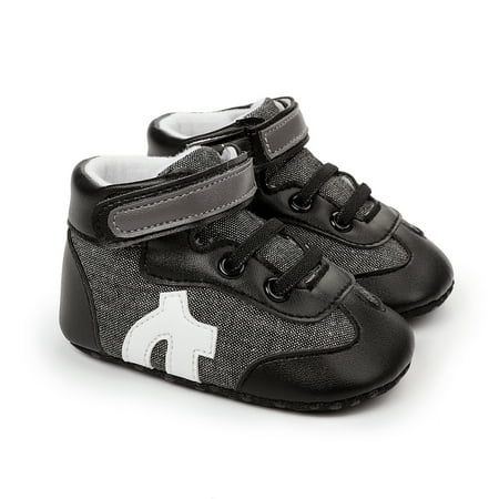 Infant Baby Boy Girl Classical PU Leather Shoes Cotton Soft Sole Anti-slip First Walkers Lace-up Toddler Prewalker Kid Shoes Black 7-12 Months
Infant Baby Boy Girl Classical PU Leather Shoes Cotton Soft Sole Anti-slip First Walkers Lace-up Toddler Prewalker Kid Shoes Black 7-12 Months