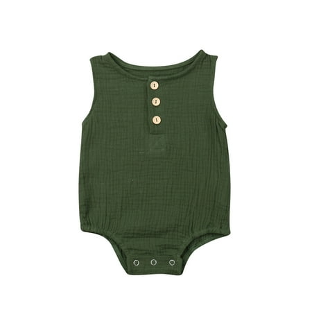 IZhansean Toddler Baby Girl Boy Kids Cotton Clothes Romper Jumpsuit Bodysuit Outfit Tops Green 12-18 Months
IZhansean Toddler Baby Girl Boy Kids Cotton Clothes Romper Jumpsuit Bodysuit Outfit Tops Green 12-18 Months